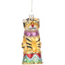Подвеска HOUSE OF SEASONS, цирковой тигр, золото, 6*6*13 см 84520