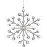 Подвеска HOUSE OF SEASONS, снежинка со стразами, серебро, ø 20 см 85898