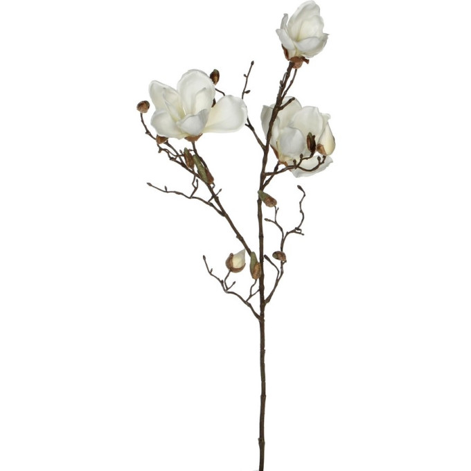 Веточка Магнолия белая MICA DECORATIONS 88 см 83517